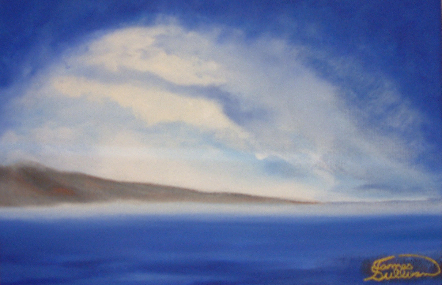 "Moreton island" acrylic on canvas